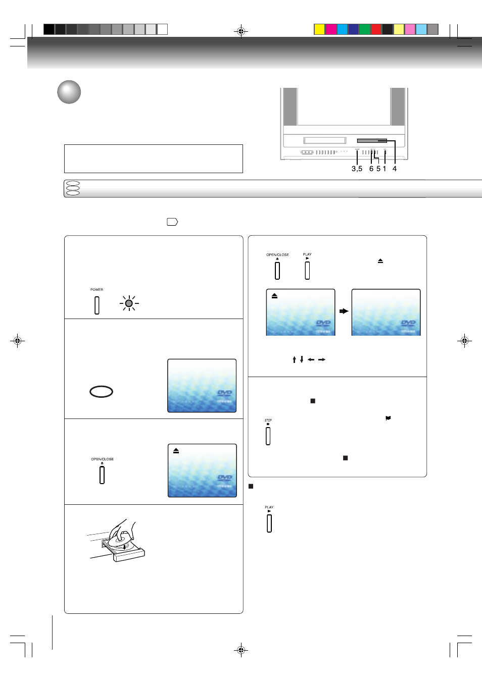 Playing a disc, Basic playback | Toshiba MW20FP3 User Manual | Page 44 / 64