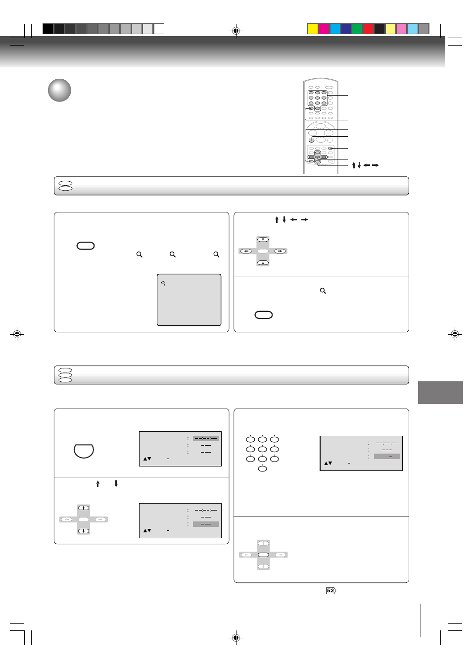 Zooming/locating desired scene, Zooming, Locating desired scene | Toshiba MW20FP3 User Manual | Page 47 / 64