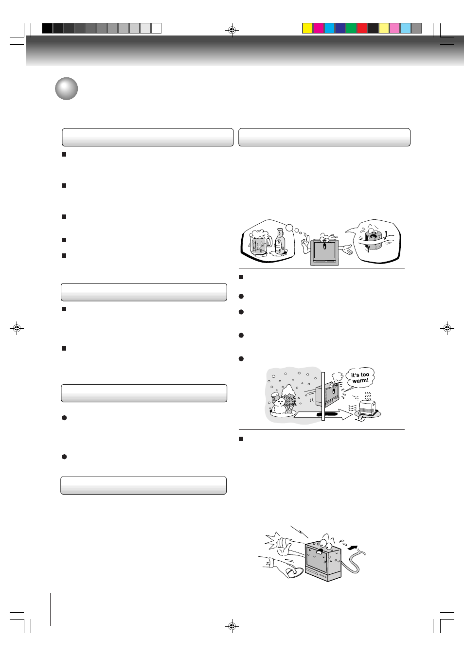 Precautions | Toshiba MW20FP3 User Manual | Page 6 / 64