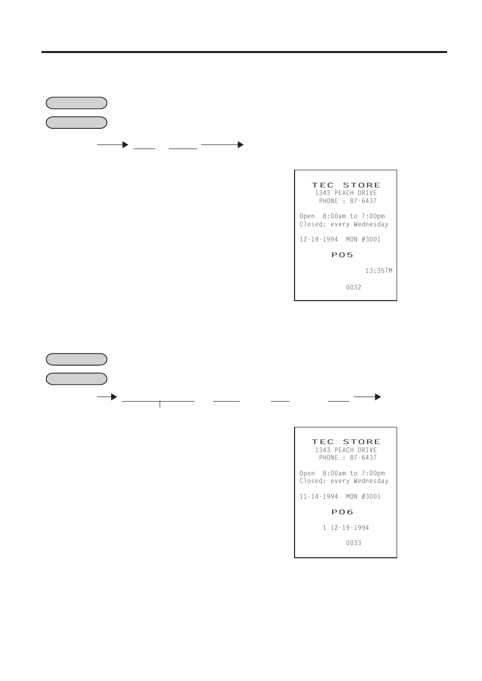 Time setting or adjustment (submode 5), Date setting or adjustment (submode 6), 11 date setting or adjustment (submode 6) | 10 time setting or adjustment (submode 5) | Toshiba TEC MA-1450-1 SERIES User Manual | Page 128 / 152