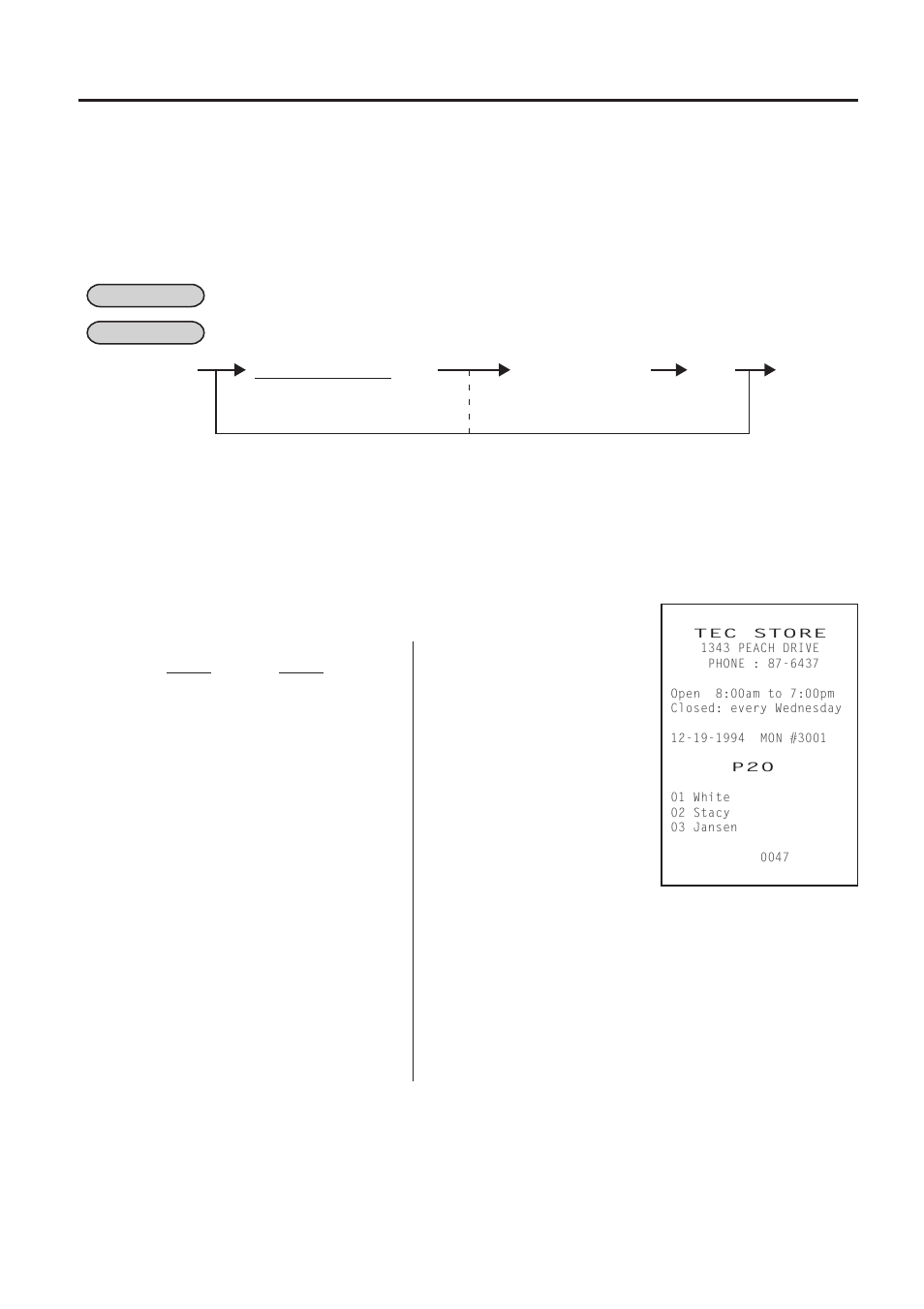 Salesperson code and name programming (submode 20), Programming | Toshiba TEC MA-1450-1 SERIES User Manual | Page 132 / 152