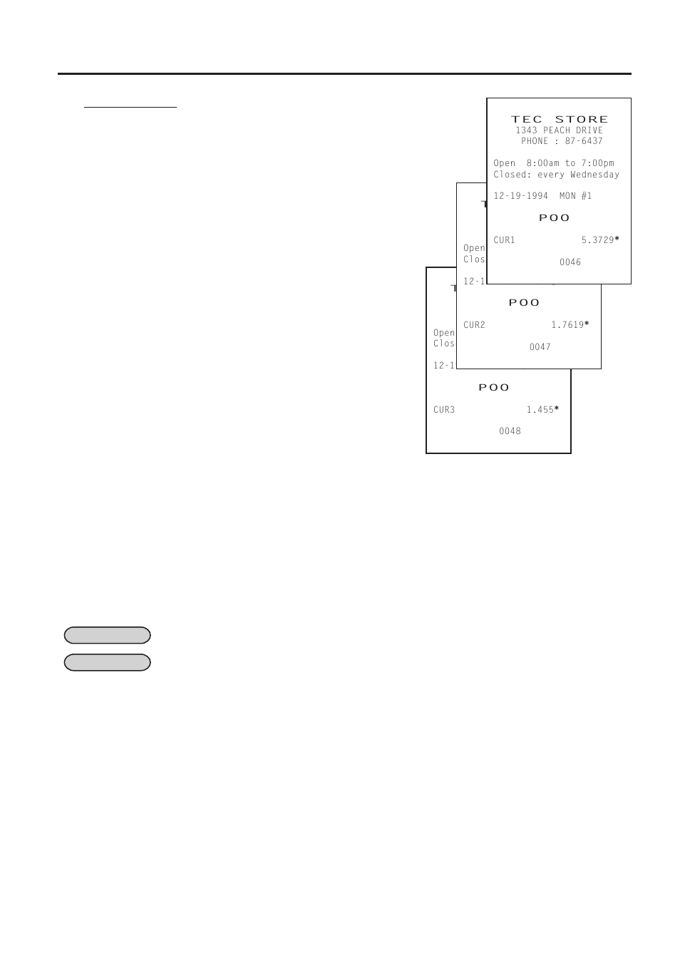 Tax table programming, 23 tax table programming, Resetting a foreign currency rate once set | Toshiba TEC MA-1450-1 SERIES User Manual | Page 144 / 152