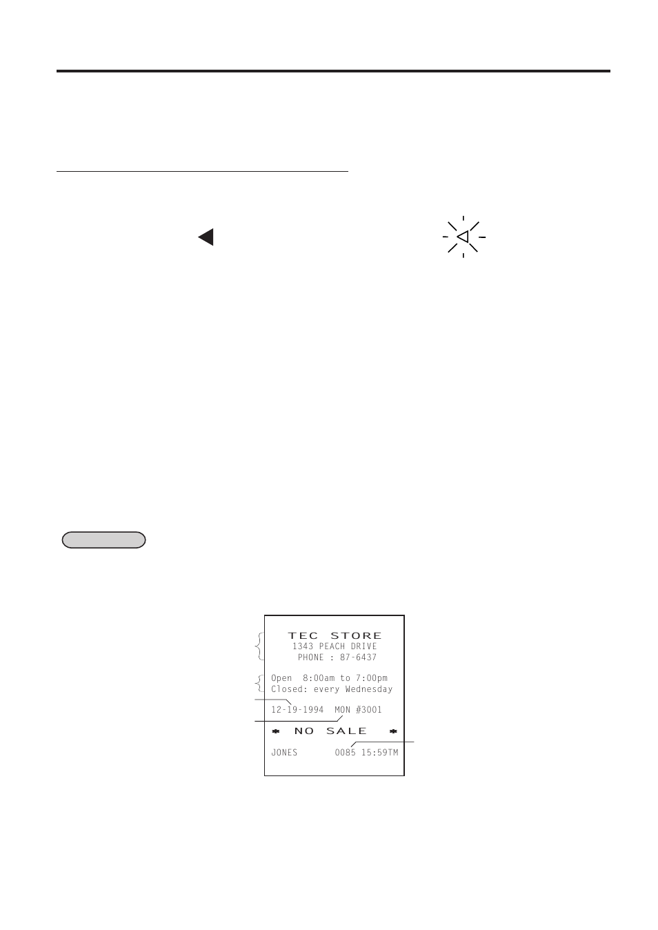 Receipt-issue/non-issue selection, No-sale, 1 receipt-issue/non-issue selection | 2 no-sale | Toshiba TEC MA-1450-1 SERIES User Manual | Page 33 / 152