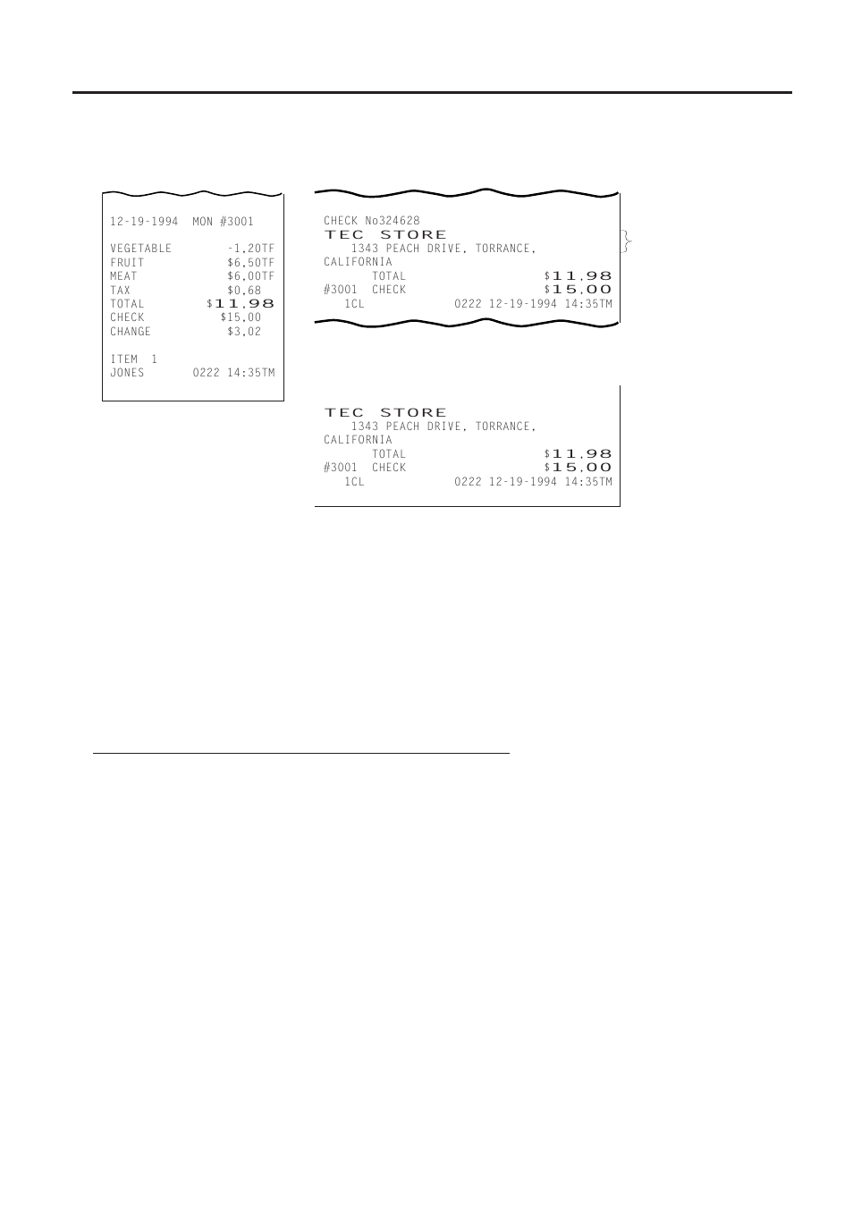 Remote slip printer (hardware option) operation, 55 remote slip printer (hardware option) operation | Toshiba TEC MA-1450-1 SERIES User Manual | Page 64 / 152