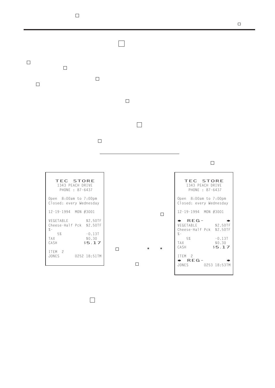 Operations in “ - ” mode, Ordinary operations in “ - ” mode, 1 ordinary operations in “ - ” mode | Toshiba TEC MA-1450-1 SERIES User Manual | Page 87 / 152