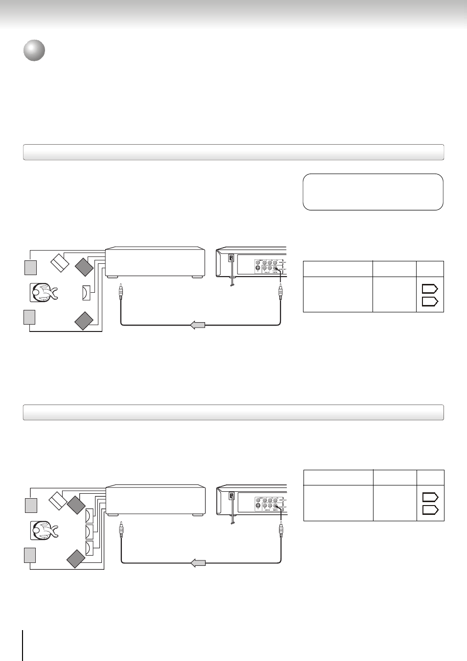 Connecting to optional equipment (continued) | Toshiba SD-5915SC User Manual | Page 18 / 52