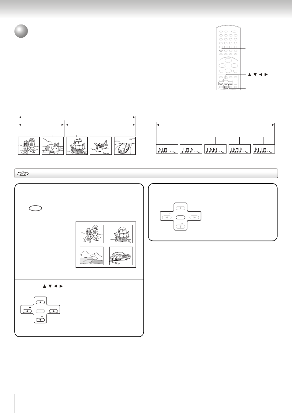 Locating a title using the top menu | Toshiba SD-5915SC User Manual | Page 24 / 52