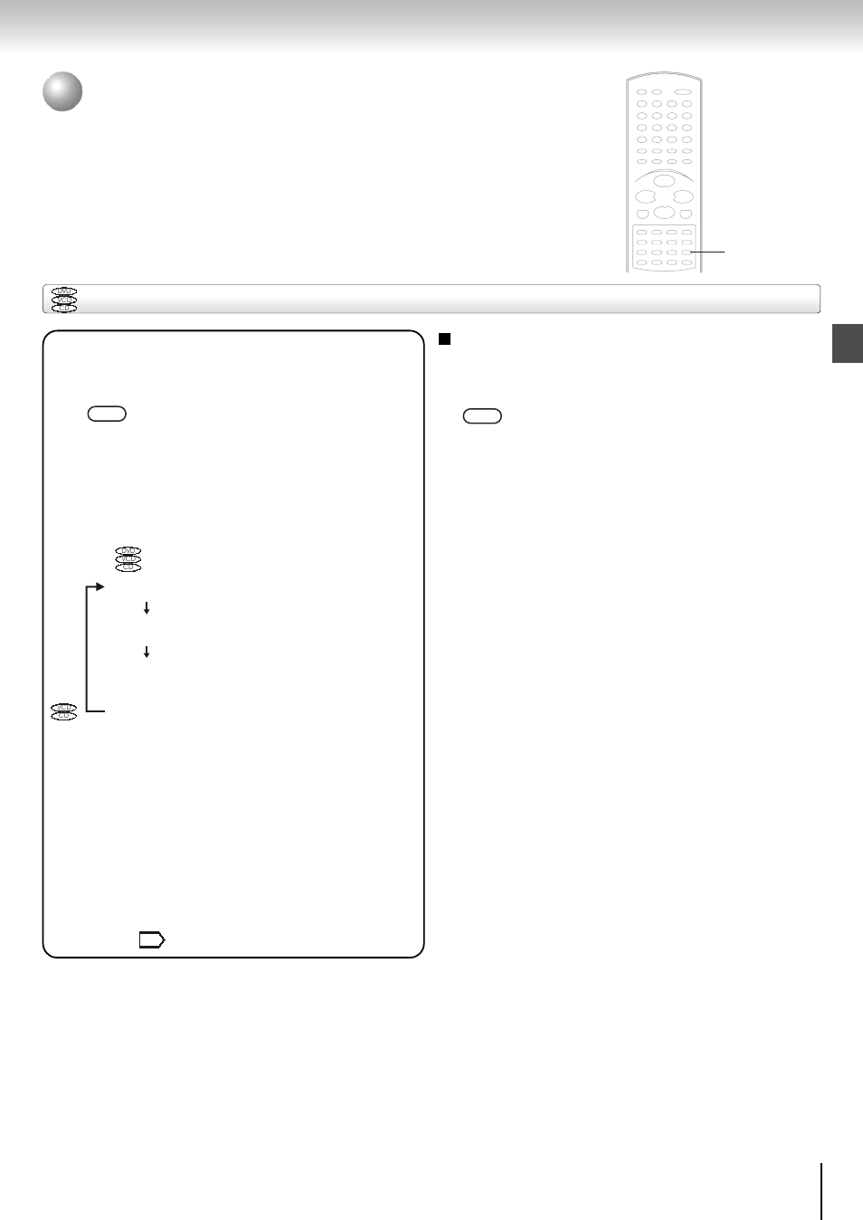 Playing in random order, Playing titles, chapters or tracks in random order | Toshiba SD-5915SC User Manual | Page 29 / 52