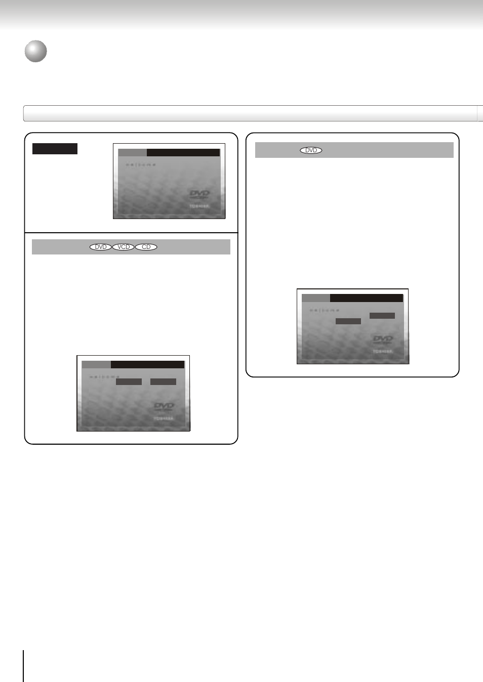 Customizing the function settings (continued), Setting details, Language | Toshiba SD-5915SC User Manual | Page 40 / 52