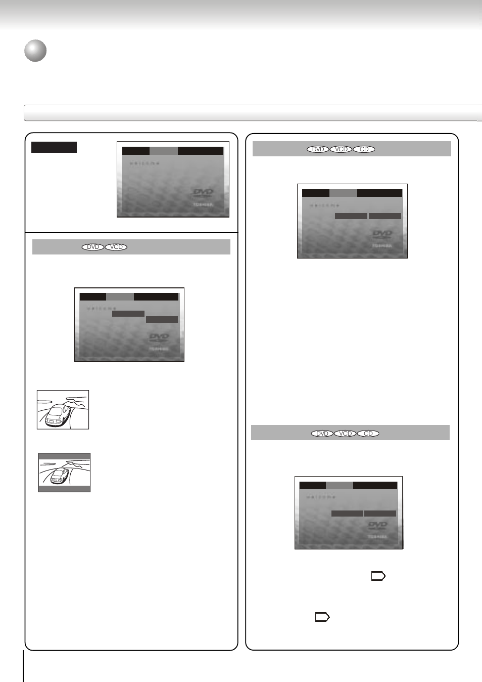 Customizing the function settings (continued), Setting details, Function setup | Tv shape, Tv system, Video output, Video | Toshiba SD-5915SC User Manual | Page 42 / 52