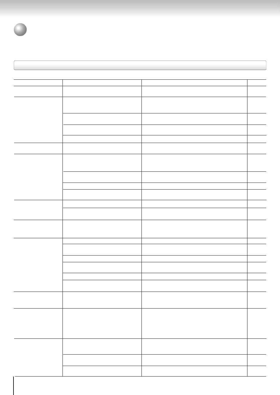 Before calling service personnel, Symptoms and correction | Toshiba SD-5915SC User Manual | Page 48 / 52