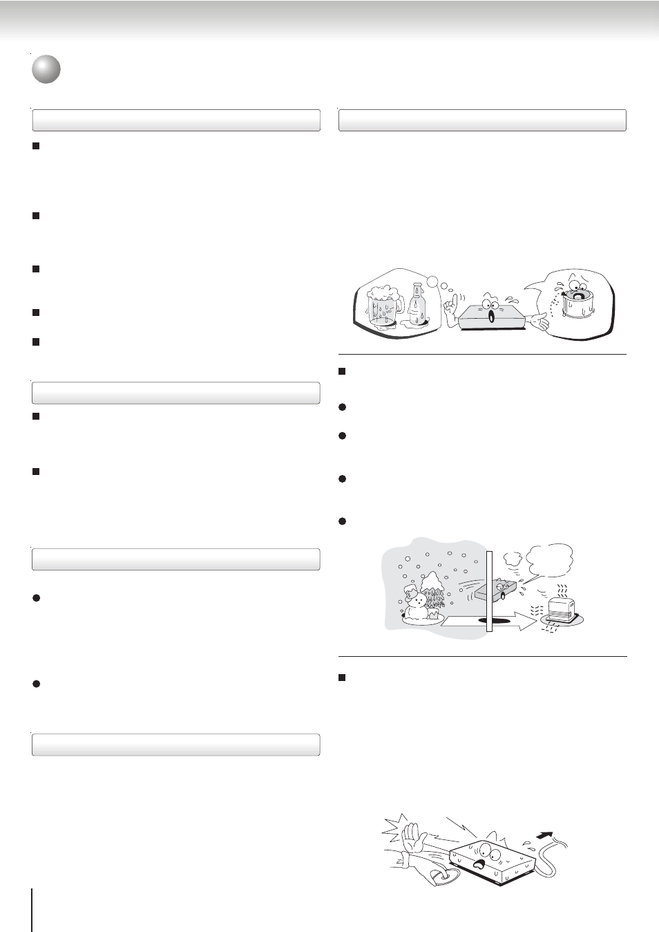 Precautions | Toshiba SD-5915SC User Manual | Page 6 / 52