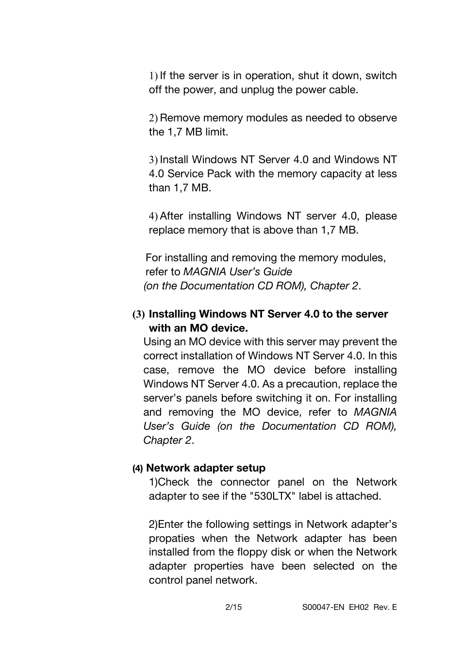 Toshiba 510D User Manual | Page 2 / 15