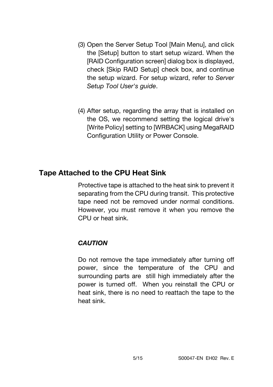 Tape attached to the cpu heat sink | Toshiba 510D User Manual | Page 5 / 15