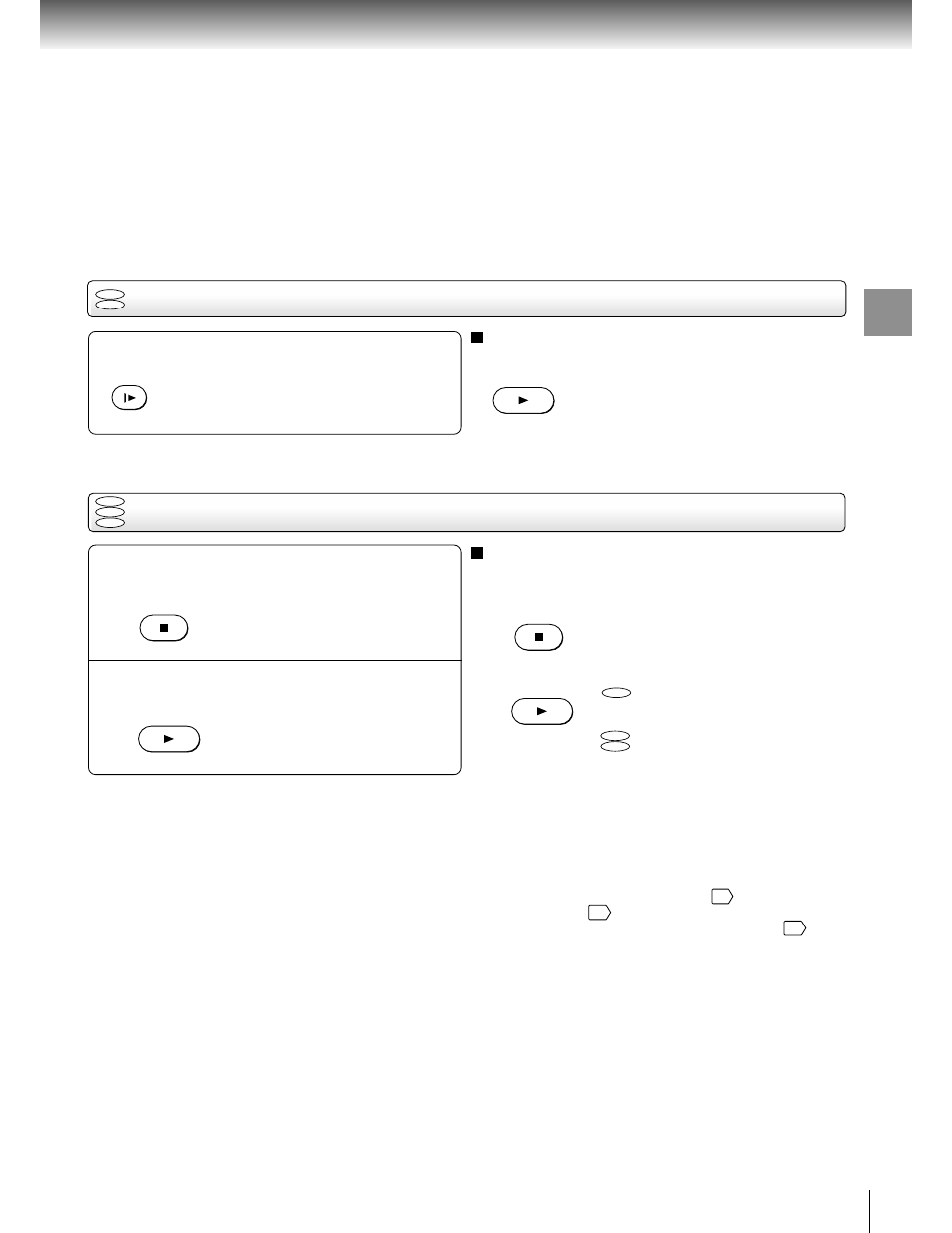 Playing in slow-motion, Resuming playback from the same location | Toshiba SD 2800 User Manual | Page 29 / 61