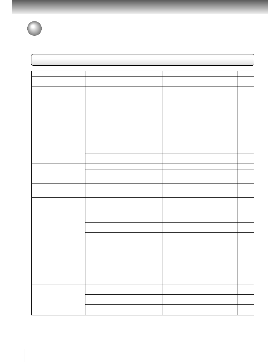 Before calling service personnel, Symptoms and correction | Toshiba SD 2800 User Manual | Page 58 / 61