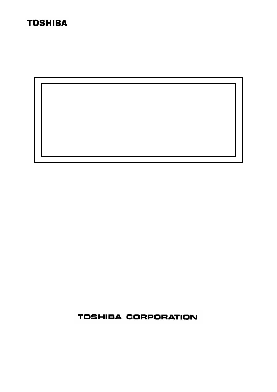 Toshiba H1 SERIES TLCS-900 User Manual | 260 pages