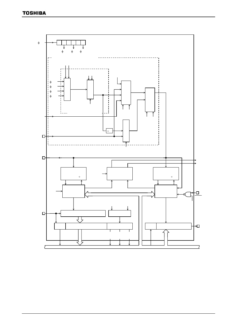 1 block diagram | Toshiba H1 SERIES TLCS-900 User Manual | Page 145 / 260