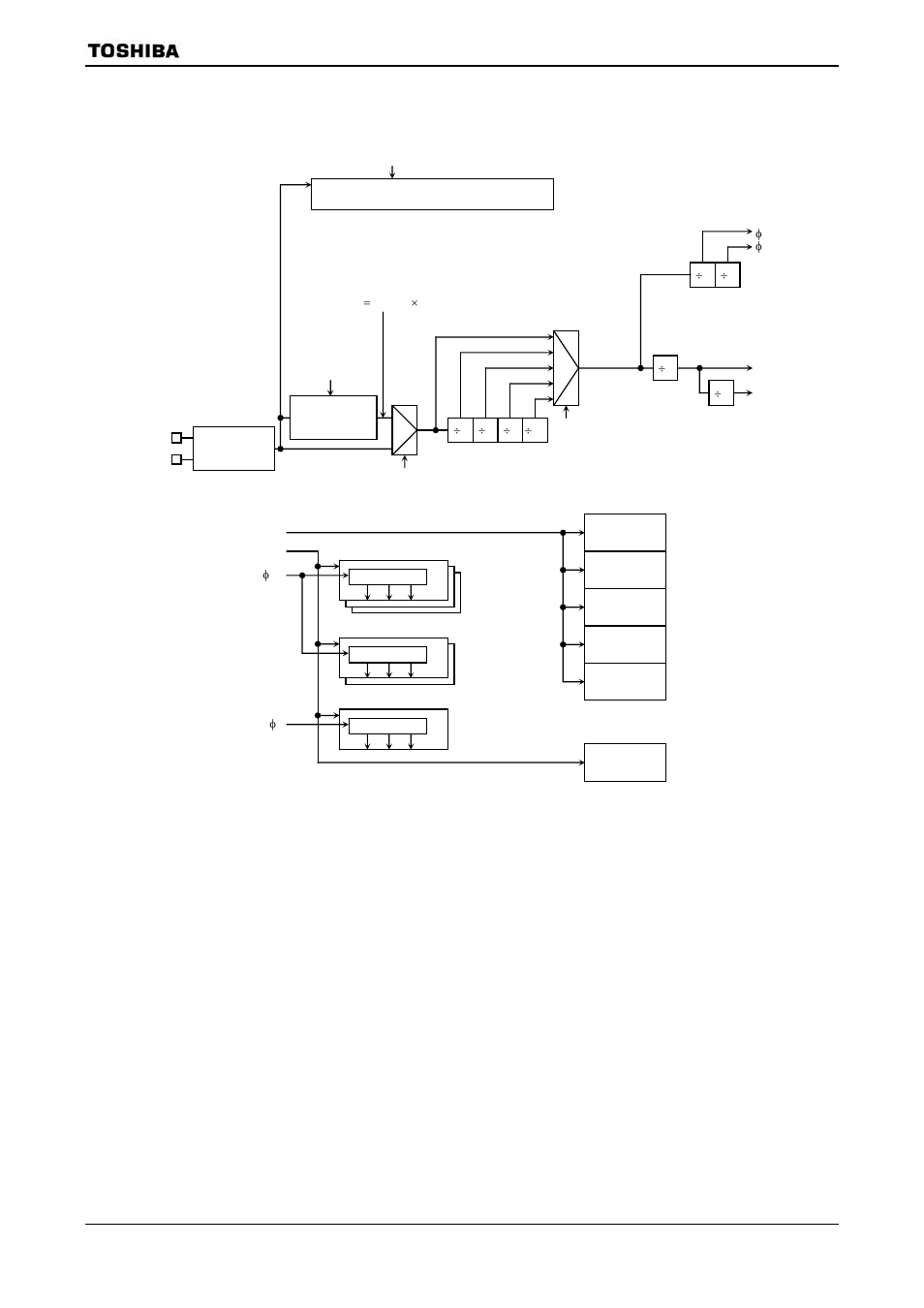 1 block diagram of system clock | Toshiba H1 SERIES TLCS-900 User Manual | Page 15 / 260