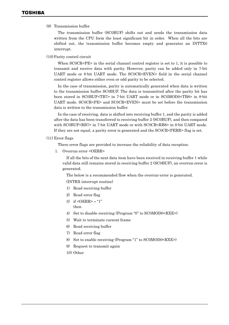 Toshiba H1 SERIES TLCS-900 User Manual | Page 154 / 260
