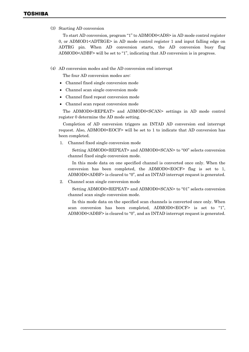 Toshiba H1 SERIES TLCS-900 User Manual | Page 209 / 260
