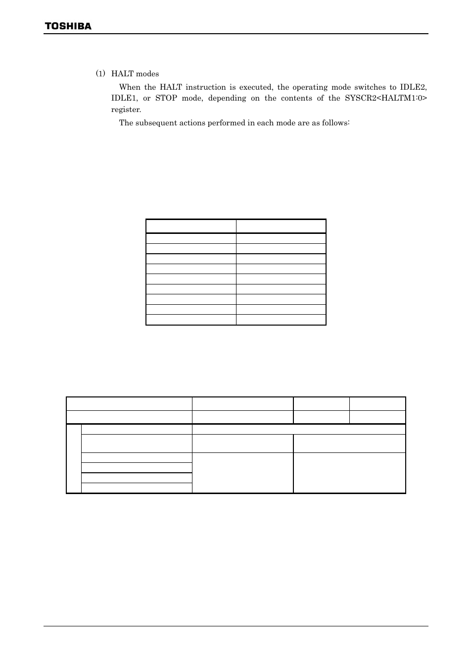 6 standby controller | Toshiba H1 SERIES TLCS-900 User Manual | Page 24 / 260