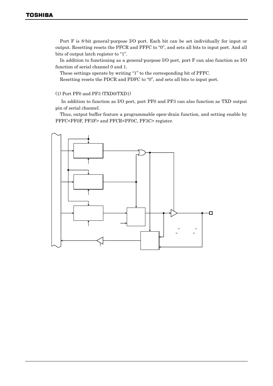 11 port f (pf0 to pf7) | Toshiba H1 SERIES TLCS-900 User Manual | Page 75 / 260