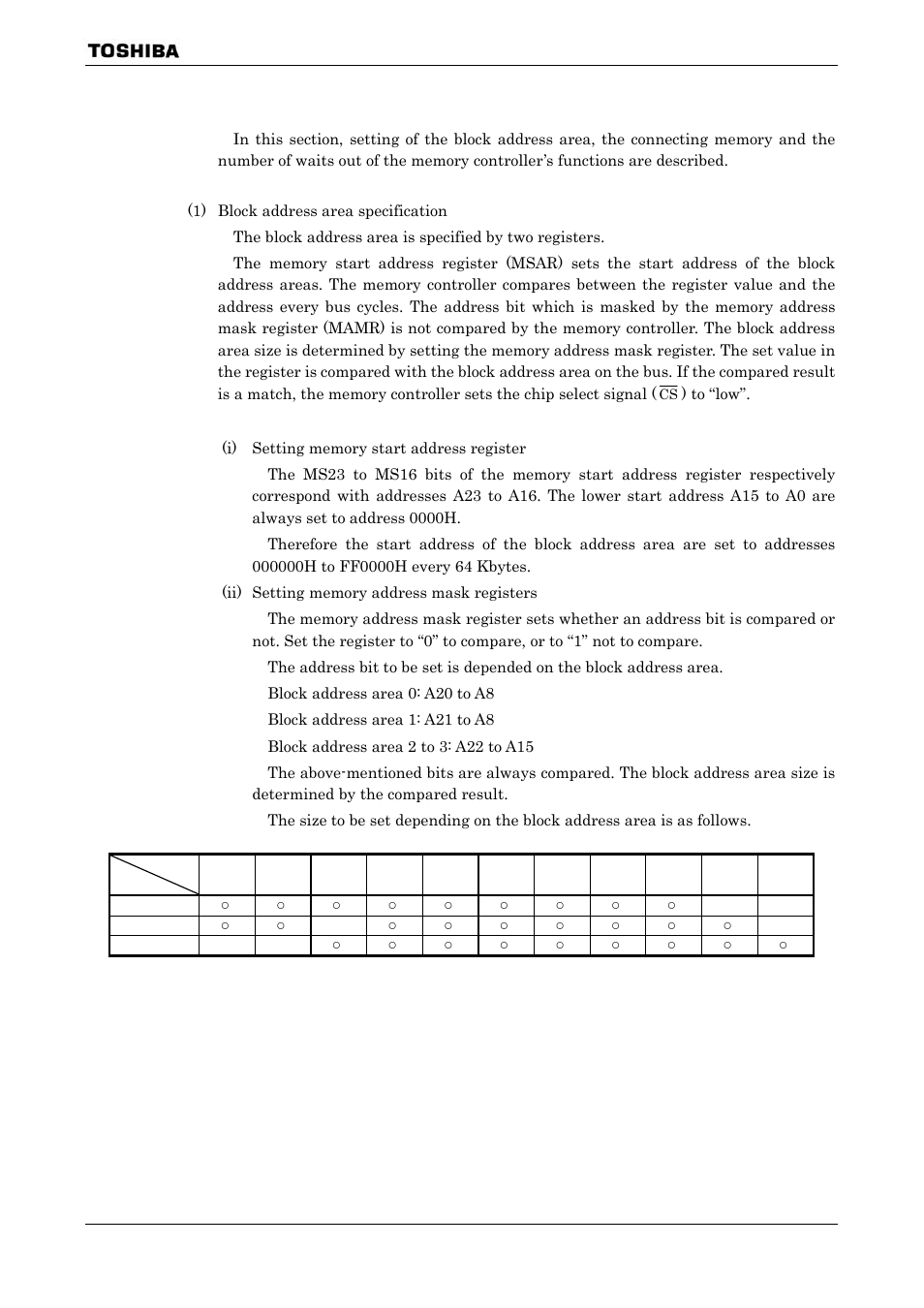 3 basic functions and register setting | Toshiba H1 SERIES TLCS-900 User Manual | Page 82 / 260