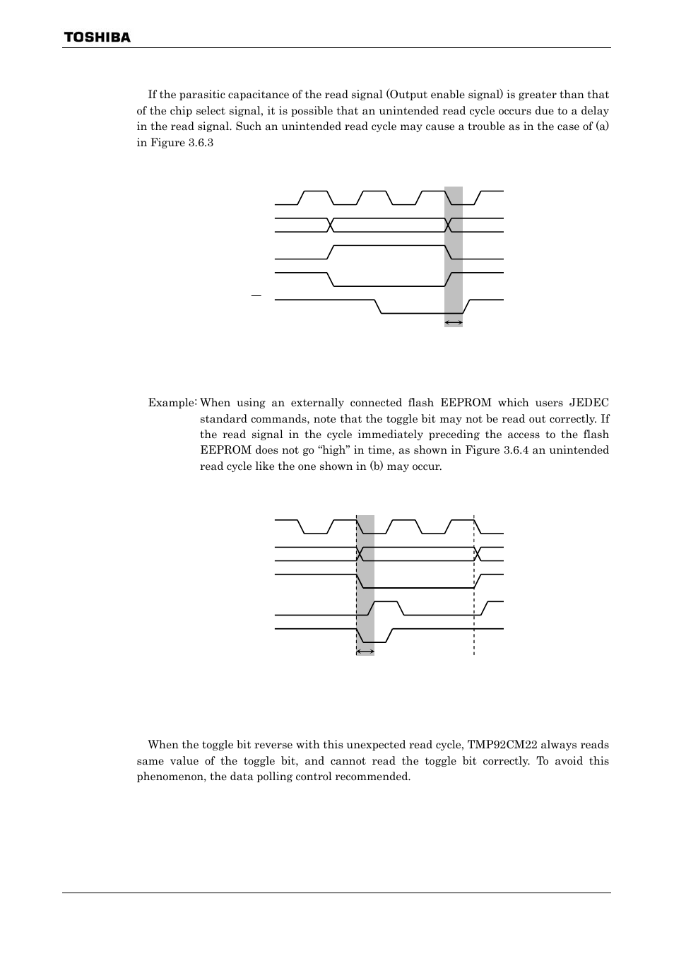 6 caution | Toshiba H1 SERIES TLCS-900 User Manual | Page 99 / 260