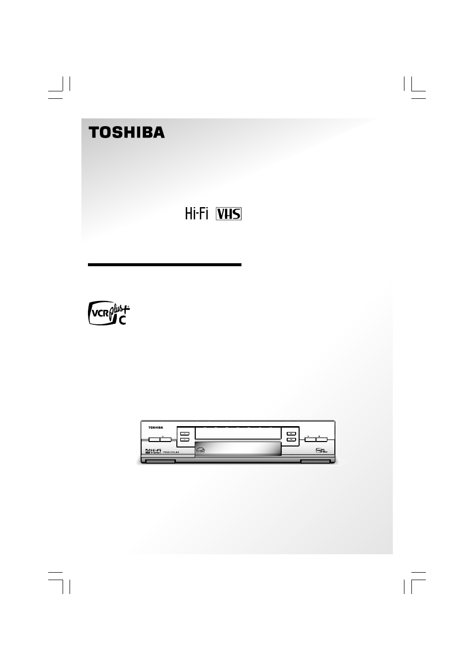 Toshiba W-609 User Manual | 47 pages