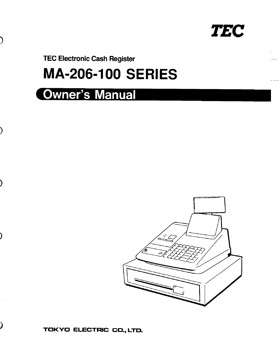 Toshiba TEC MA-206 User Manual | 78 pages