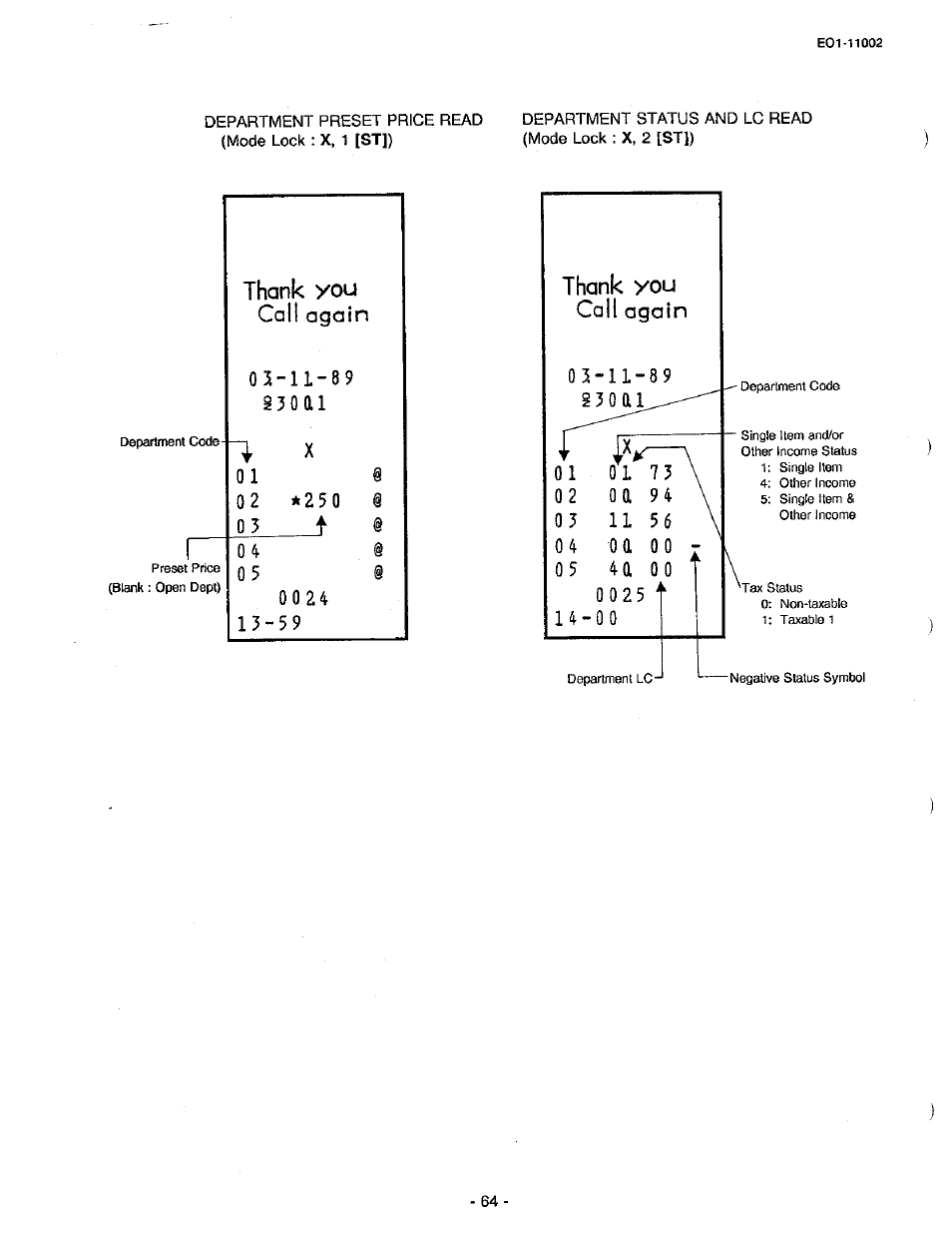 Toshiba TEC MA-206 User Manual | Page 66 / 78