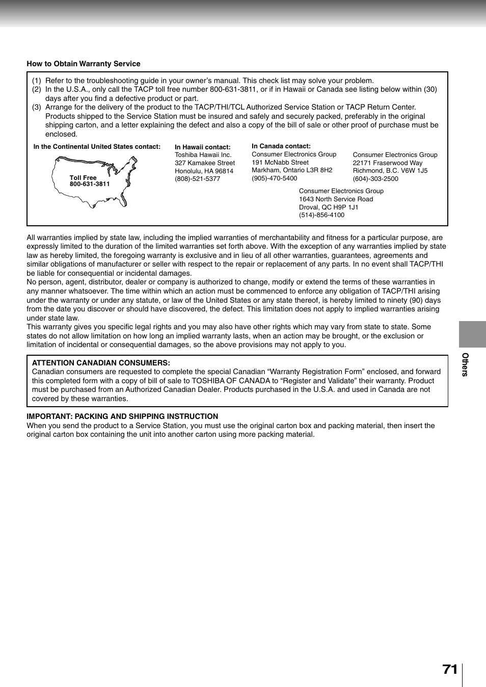 Toshiba SD-4700 User Manual | Page 67 / 68