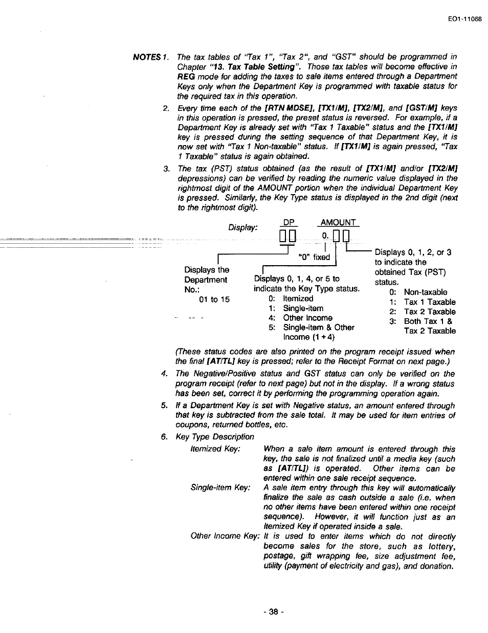 Toshiba TEC MA-305-100 User Manual | Page 40 / 128