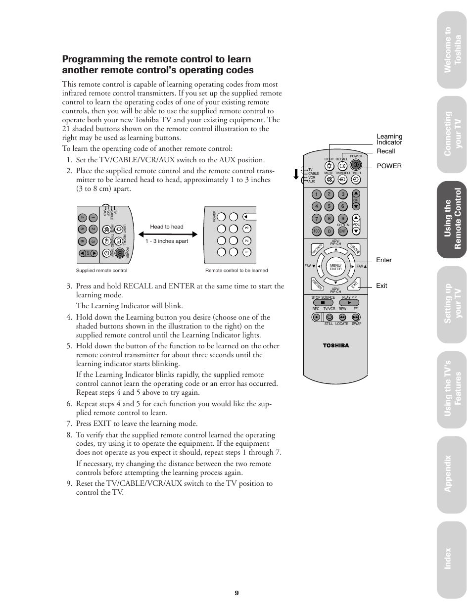 Ref er ence | Toshiba CN32V71 User Manual | Page 15 / 46