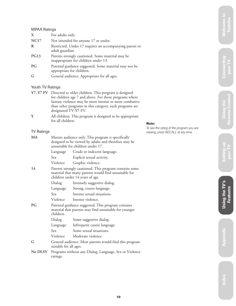 Toshiba CN32V71 User Manual | Page 25 / 46