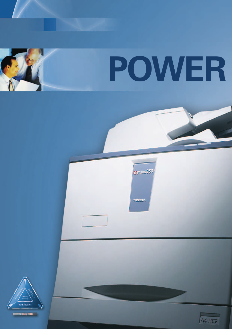 Power up, Your office | Toshiba 600 User Manual | Page 2 / 8
