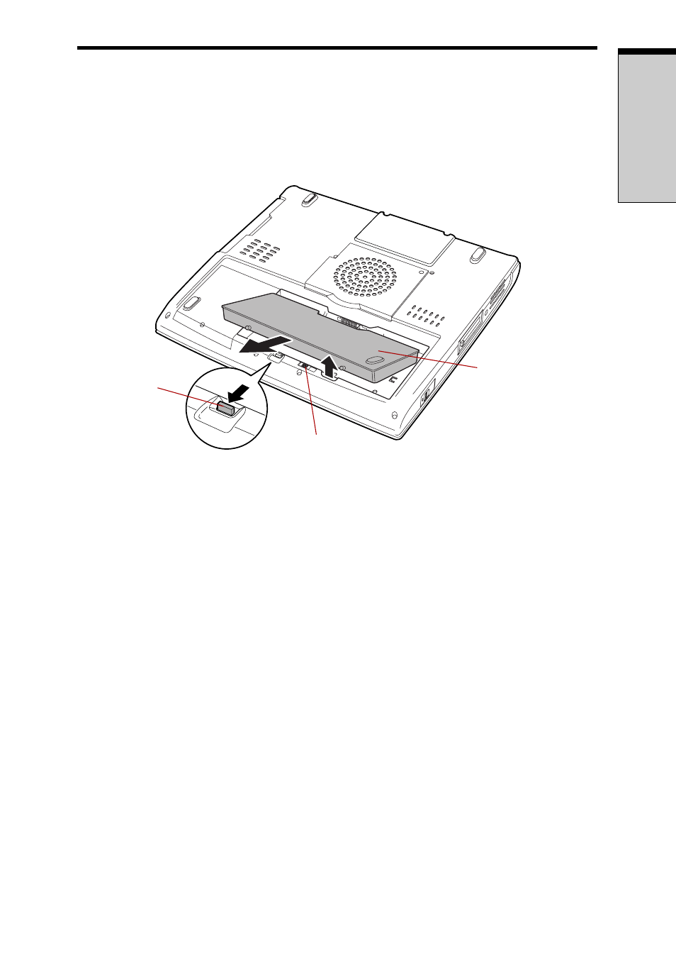 Installing the battery pack, Installing the battery pack -13, Replacing the battery pack | Toshiba PSA20 User Manual | Page 123 / 244