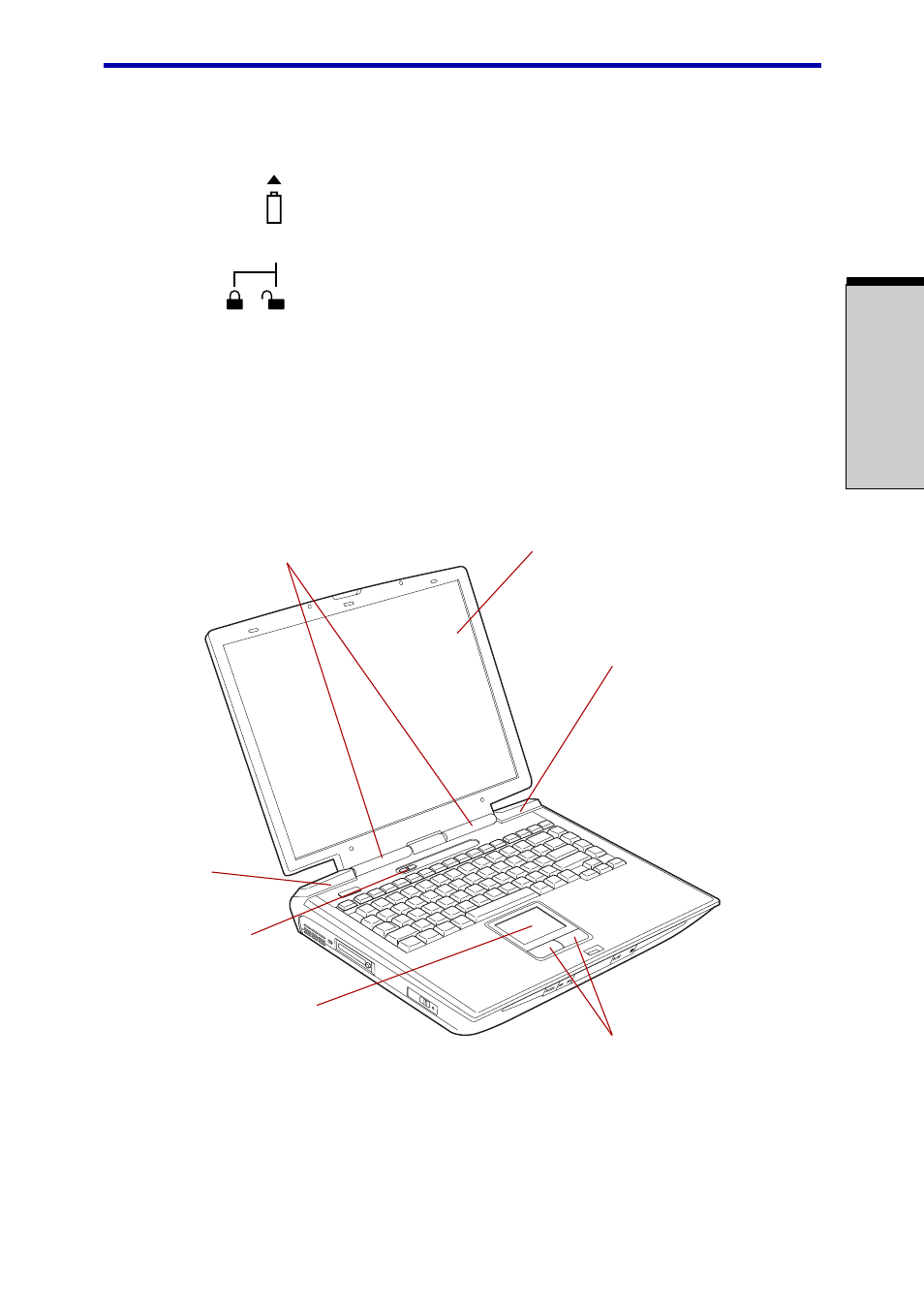 Front with the display open, Front with the display open -7 | Toshiba PSA20 User Manual | Page 49 / 244