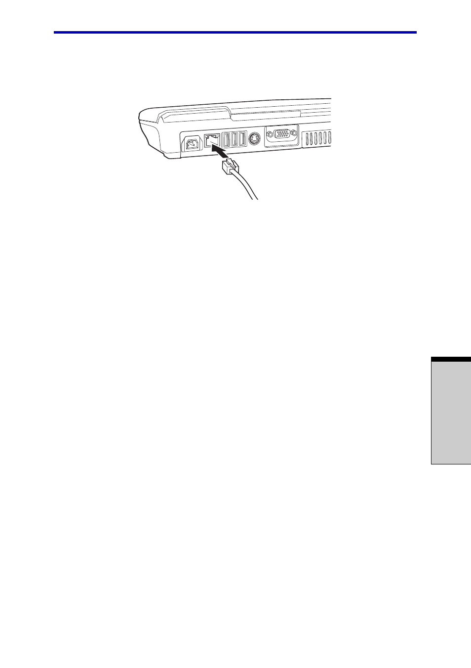 Disconnecting lan cable, Disconnecting lan cable -27 | Toshiba PSA20 User Manual | Page 97 / 244