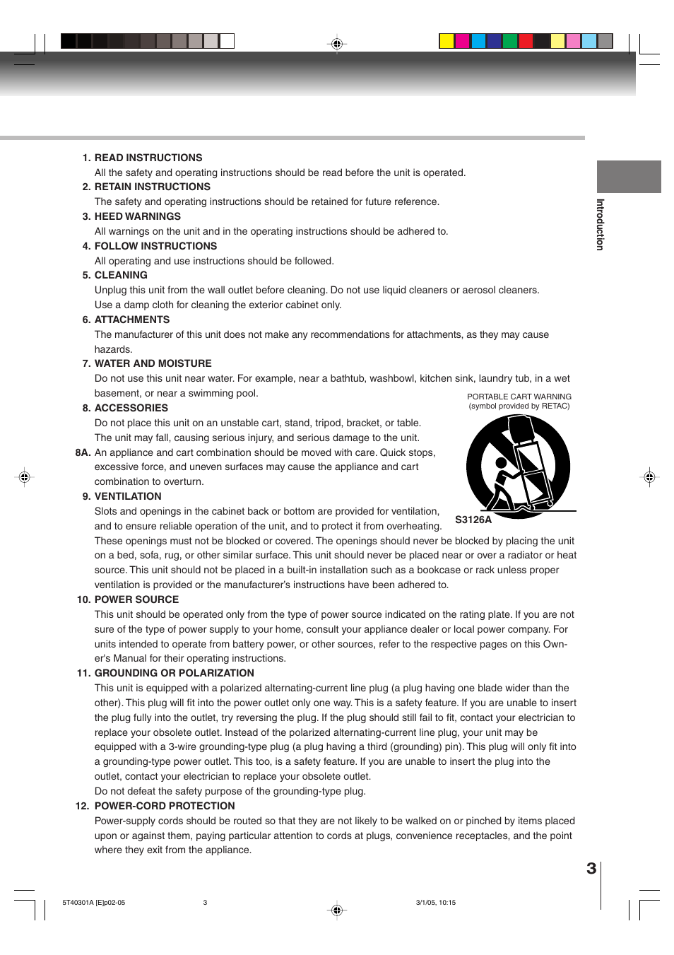 Toshiba MW24F11 User Manual | Page 3 / 68