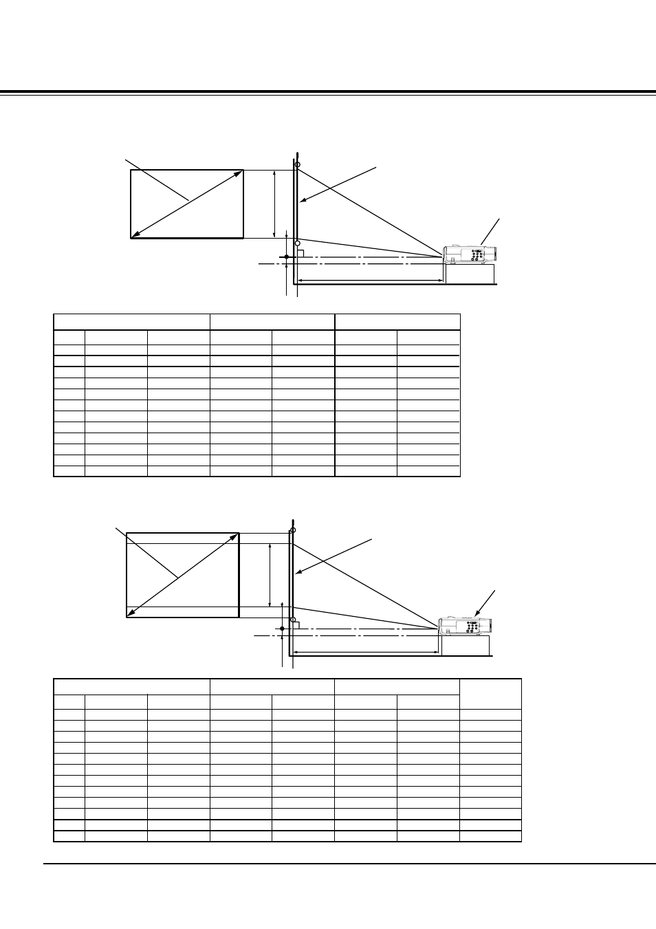 Screen size and projection distance, Setting up your projector | Toshiba TDP-MT500 User Manual | Page 16 / 40