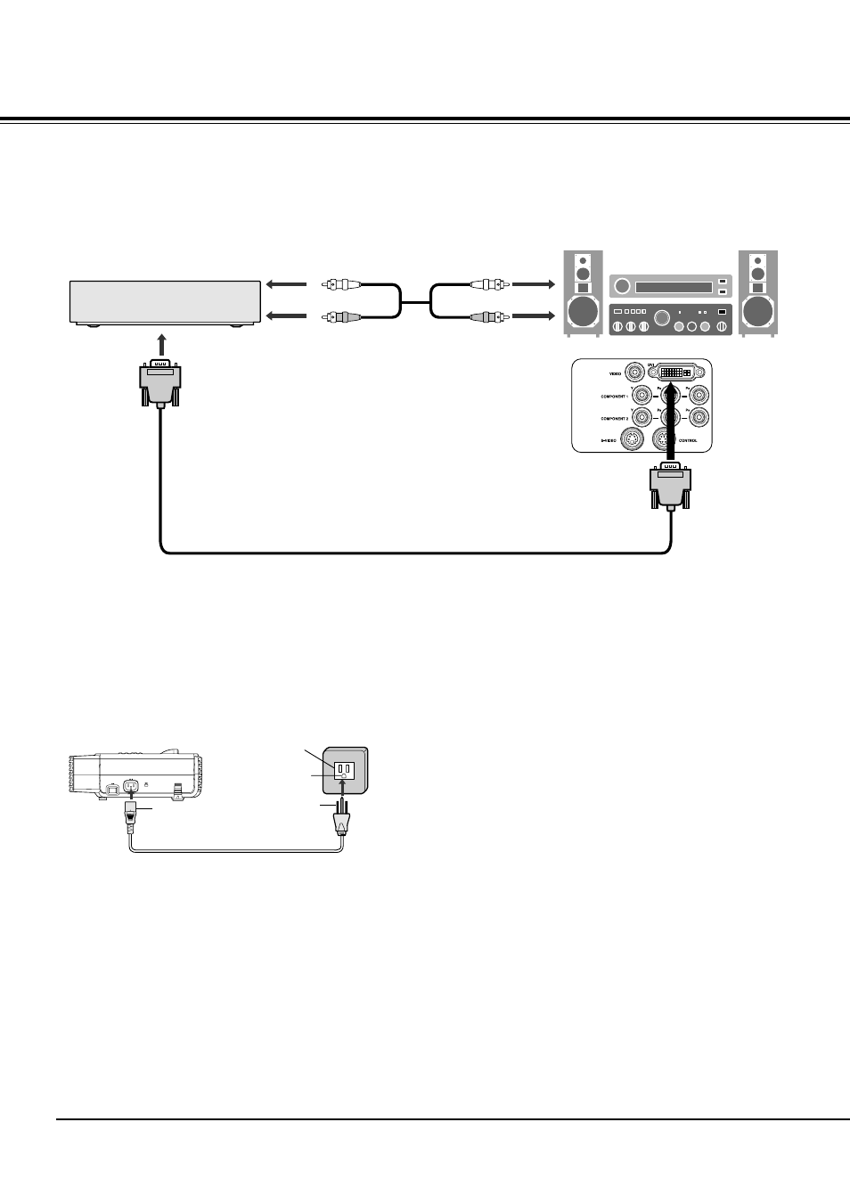 B. plugging in the power cord | Toshiba TDP-MT500 User Manual | Page 18 / 40