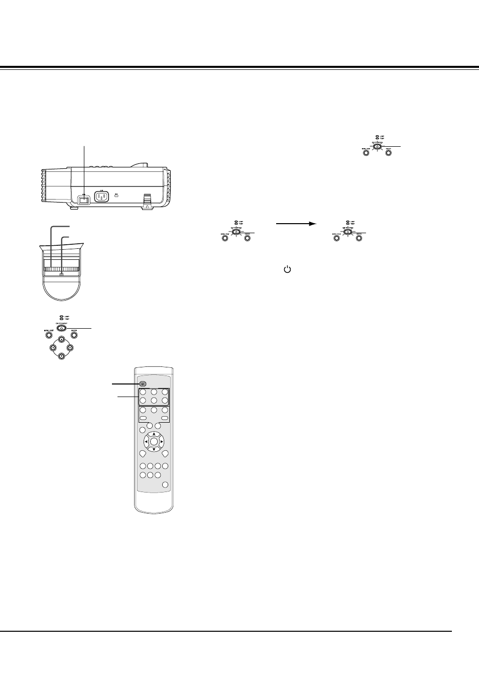 C. projection the image, Viewing computer images | Toshiba TDP-MT500 User Manual | Page 23 / 40