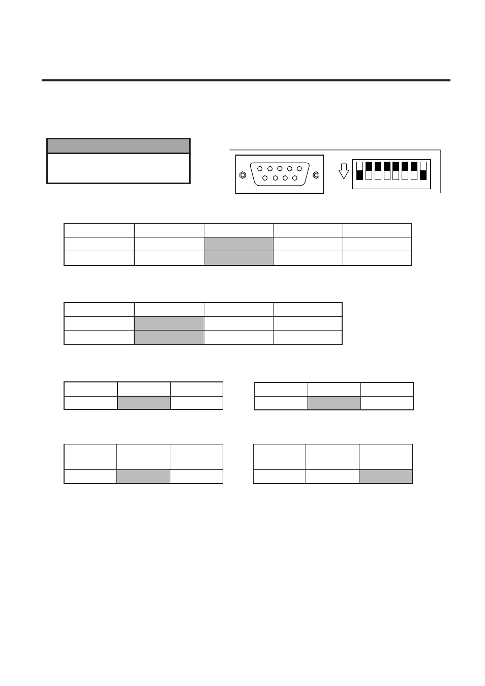 Dip switch functions | Toshiba TEC EM1-33046A User Manual | Page 18 / 34