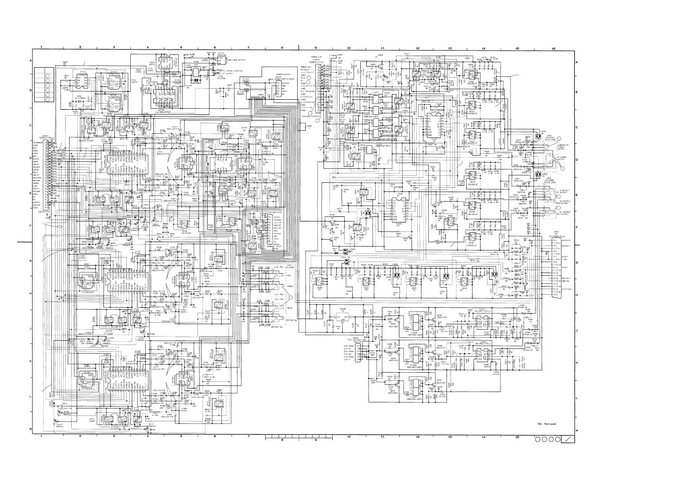 Circuit diagrams -11, 1. output circuit diagram -11, Circuit diagrams | 1. output circuit diagram, Fig. 3-4-1 | Toshiba SD-9100 User Manual | Page 10 / 30