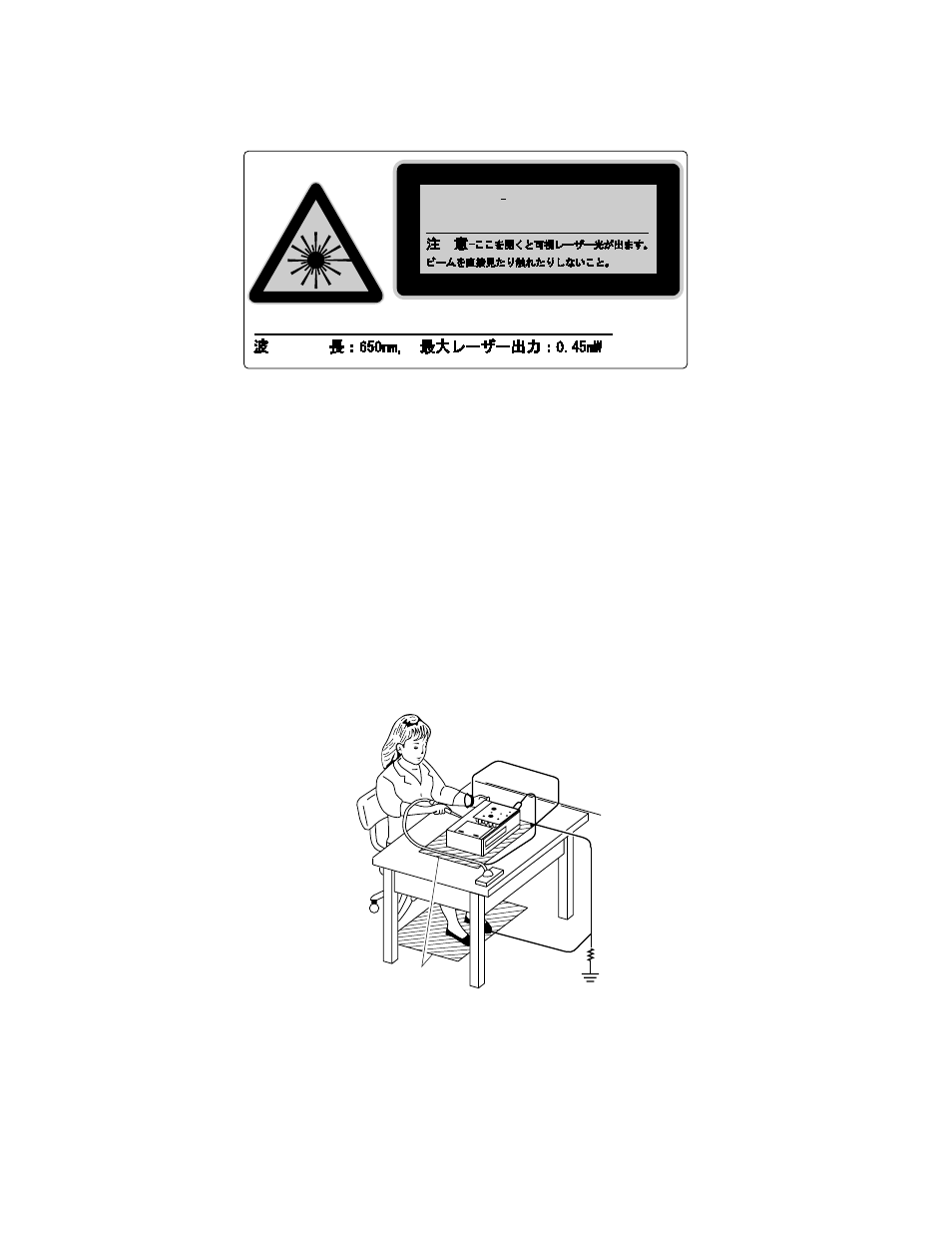 Laser beam caution label, Preparation of servicing | Toshiba SD-9100 User Manual | Page 2 / 30