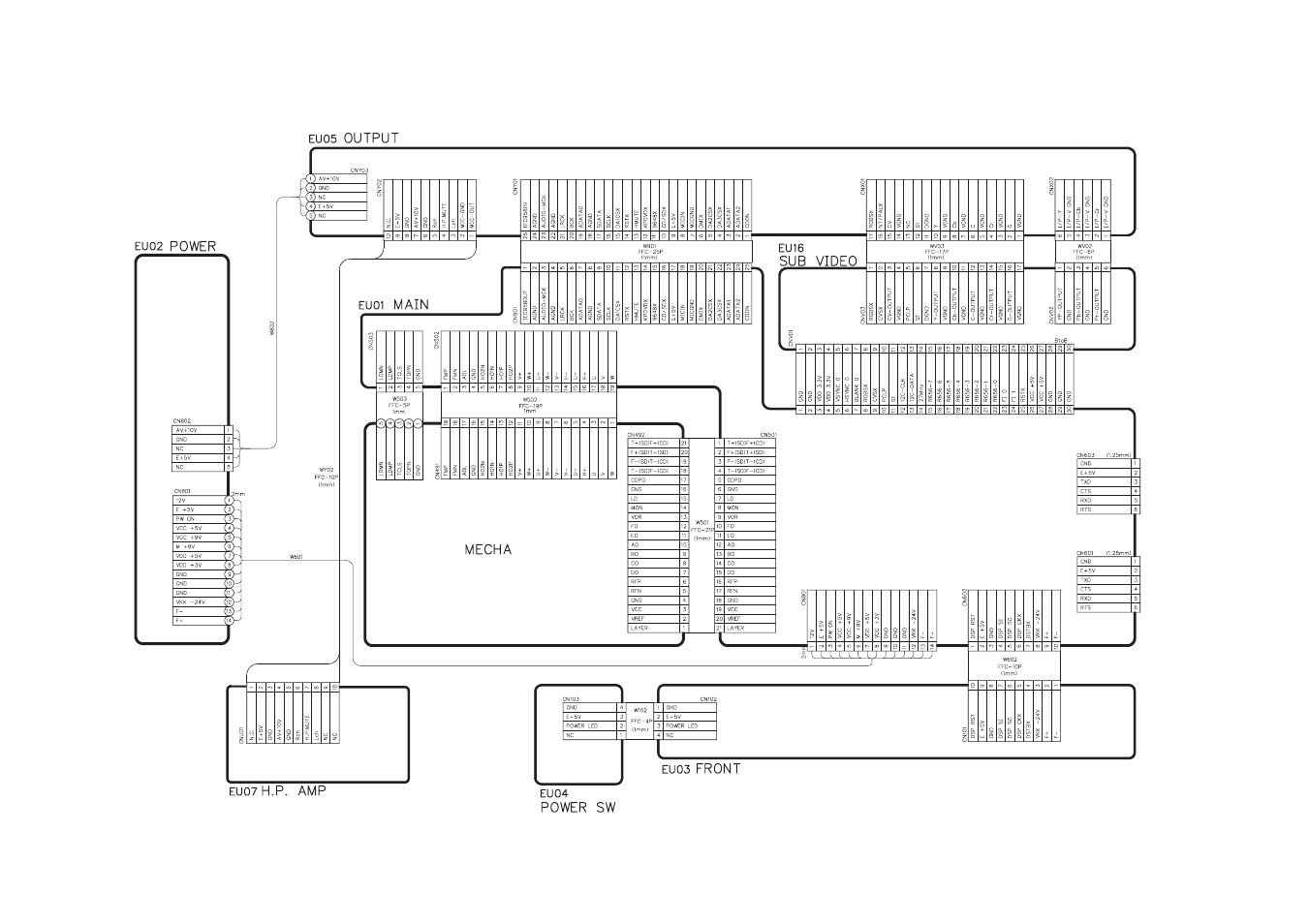 Printed wiring board and, Schematic diagram -3 | Toshiba SD-9100 User Manual | Page 6 / 30