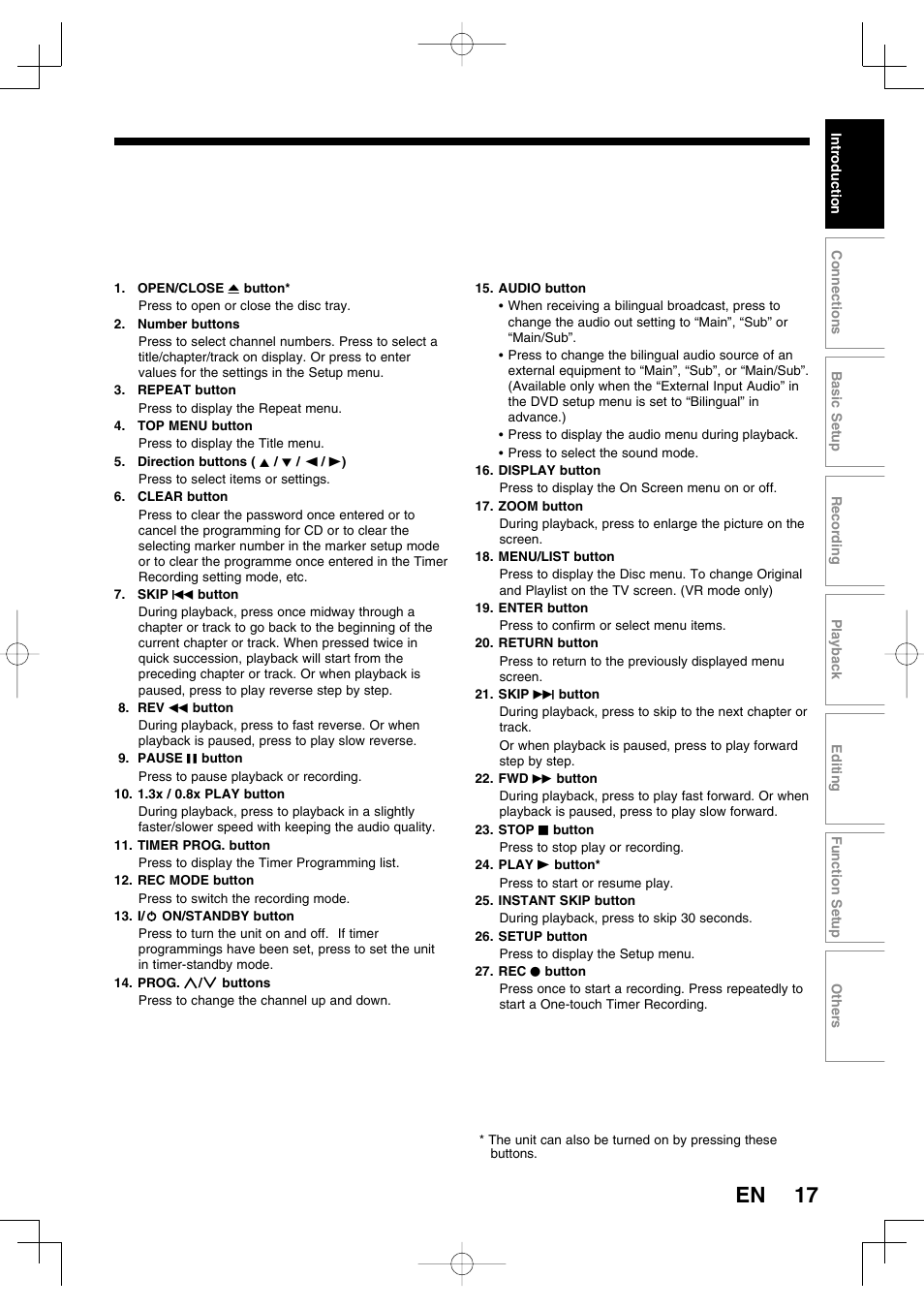 17 en | Toshiba D-R160SB User Manual | Page 17 / 67