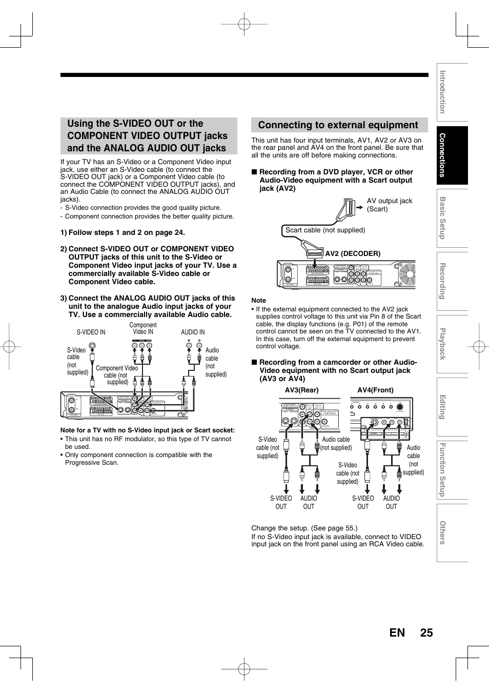 25 en | Toshiba D-R160SB User Manual | Page 25 / 67